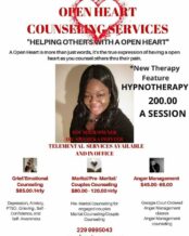  therapist: Open Heart Counseling Services Inc (Dr. Shameka Pointer), 
