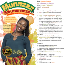  therapist: Dr. Munazza Abraham, 