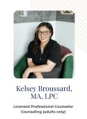 Houston, Texas therapist: Kelsey Broussard, licensed professional counselor